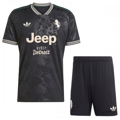 Virallinen Fanipaita + Shortsit Juventus Kolmas Pelipaita 2025-26 - Lasten Virallinen Fanipaita + Shortsit Juventus Kolmas Pelipaita 2025-26 - Lasten